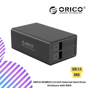 ORICO 9528RU3 3.5-Inch External Hard Drive Enclosure with RAID