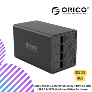 ORICO 9548RU3 Aluminum Alloy 4 Bay 3.5 inch USB3.0 & SATA Raid Hard Drive Enclosure