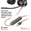 Poly Blackwire 3320 Microsoft Teams Certified USB-A Headset (76J17AA)